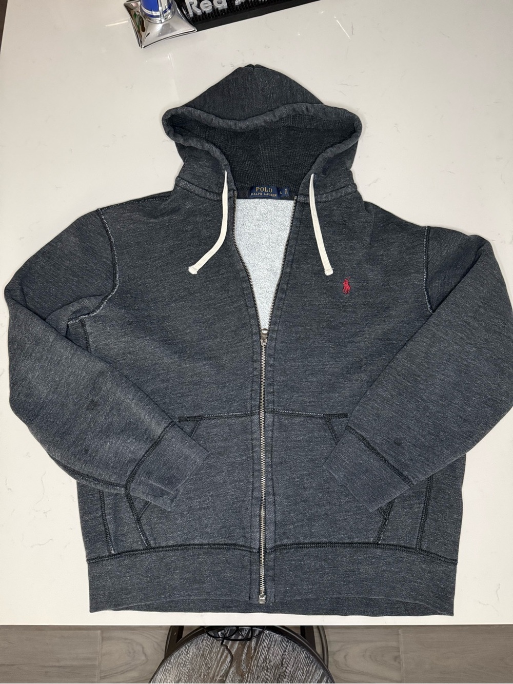 Polo by Ralph Lauren Woman’s Dark Gray Zip Hoodie Size L